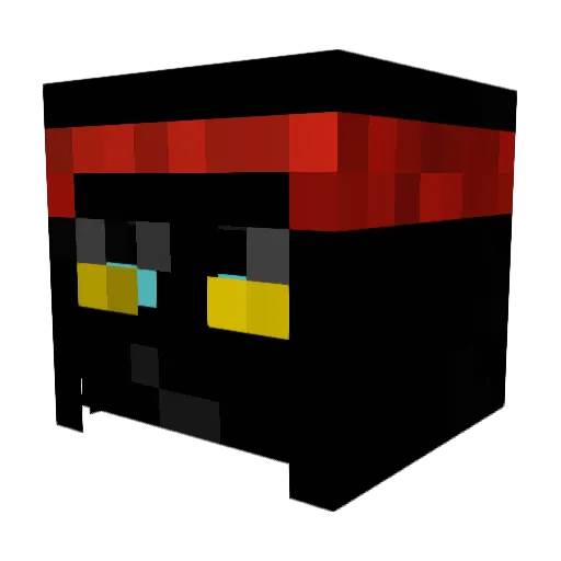 Sangu__ Minecraft avatar head, 3D render