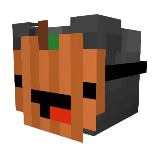 Sanguinesaa Minecraft avatar head, 3D render