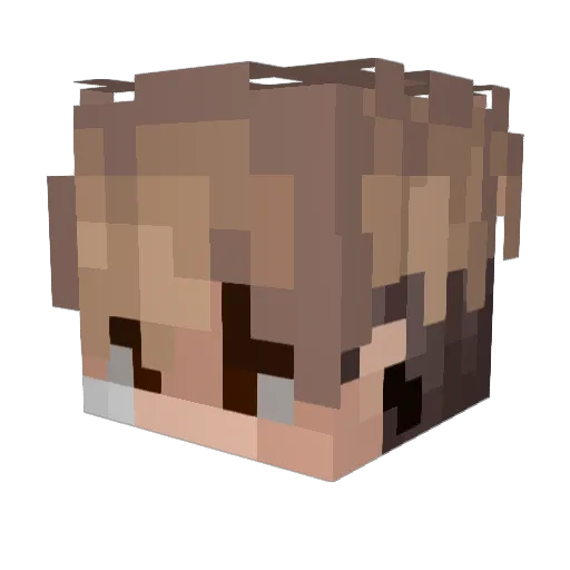 Sangwoo_oh Minecraft avatar head, 3D render