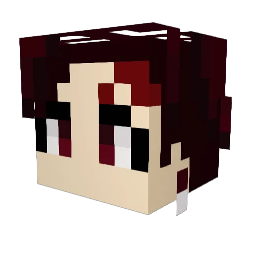 Sanha7 Minecraft avatar head, 3D render