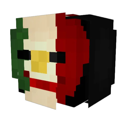 SanickGB Minecraft avatar head, 3D render