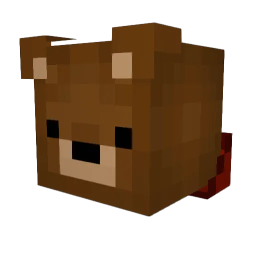 SanityRequiem Minecraft avatar head, 3D render