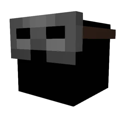 Sanitysaint Minecraft avatar head, 3D render