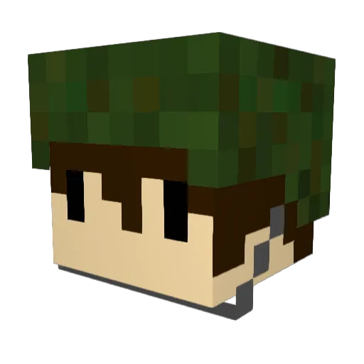 Sankaku_Delta Minecraft avatar head, 3D render