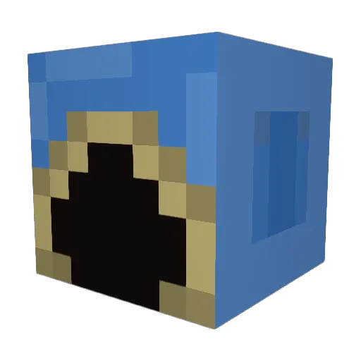 SannasBitch Minecraft avatar head, 3D render