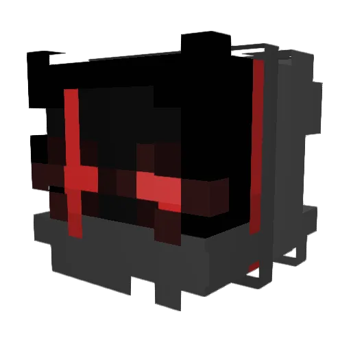 Sanniel Minecraft avatar head, 3D render