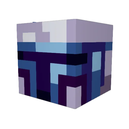 Sanny_II Minecraft avatar head, 3D render