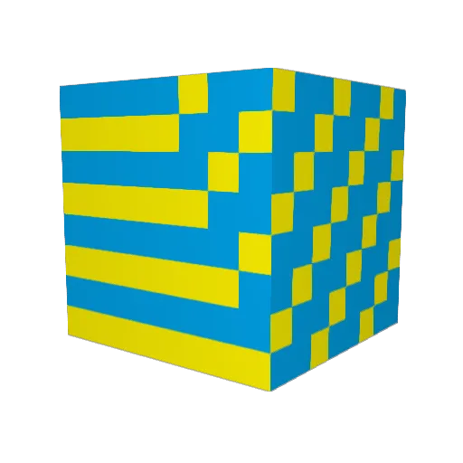 SanpyGames Minecraft avatar head, 3D render