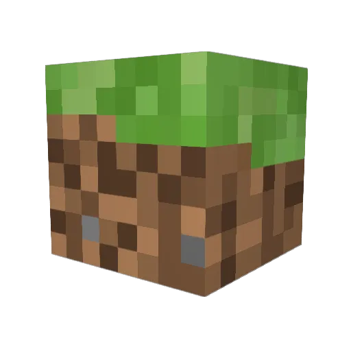 Sanscer Minecraft avatar head, 3D render