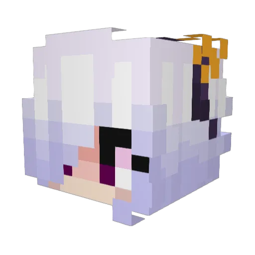 SansiVT Minecraft avatar head, 3D render