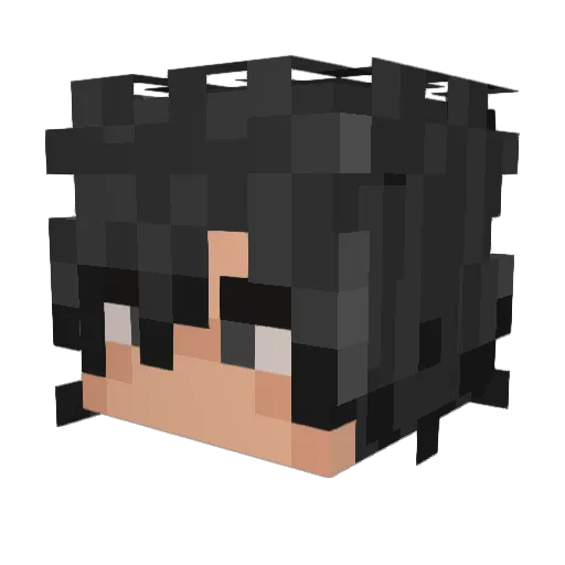SansySSansoo Minecraft avatar head, 3D render
