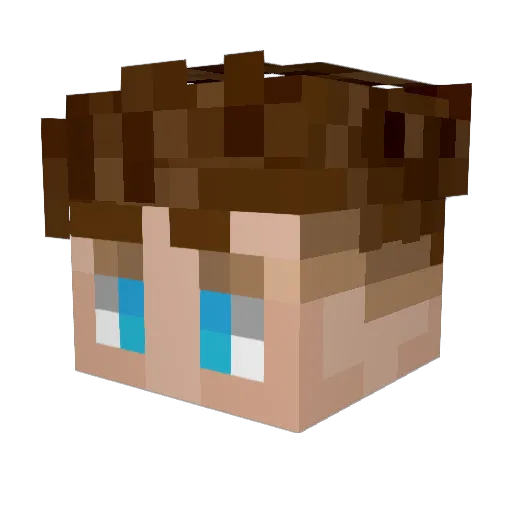 Sant1Rob3rti Minecraft avatar head, 3D render