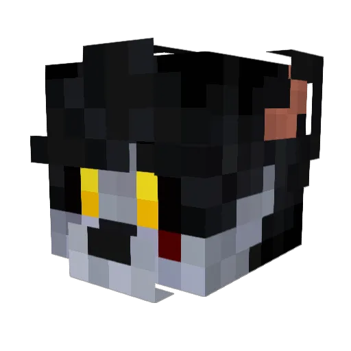 Sant556x Minecraft avatar head, 3D render