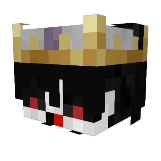 SantaBoost Minecraft avatar head, 3D render