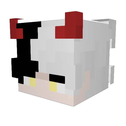 SantaCruz380 Minecraft avatar head, 3D render