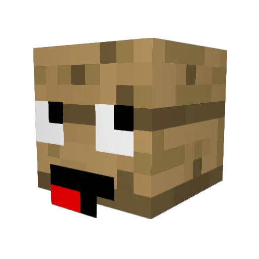 SantaGuy444 Minecraft avatar head, 3D render