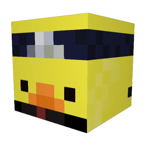 SantaMuerte696 Minecraft avatar head, 3D render