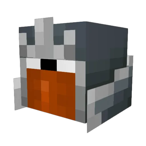 Santakooo Minecraft avatar head, 3D render