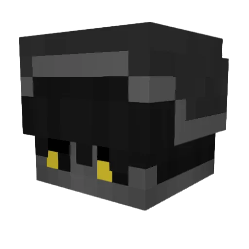 SantamaMonica Minecraft avatar head, 3D render