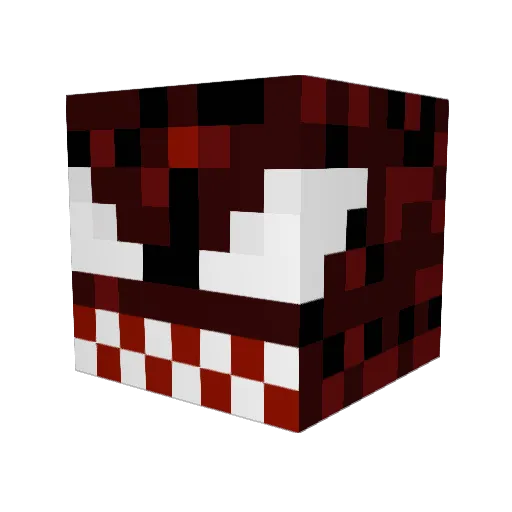 Santaniello Minecraft avatar head, 3D render