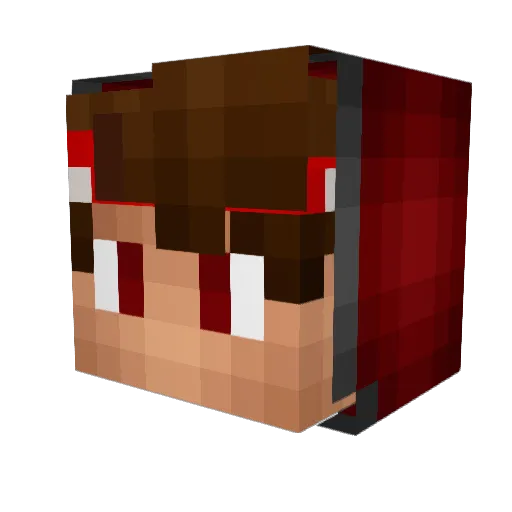 SantiPVP_HD Minecraft avatar head, 3D render