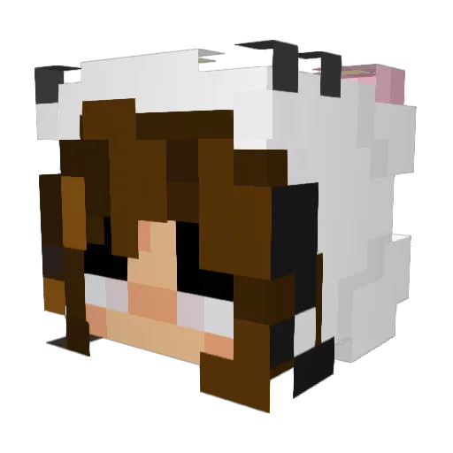 Santi_06 Minecraft avatar head, 3D render