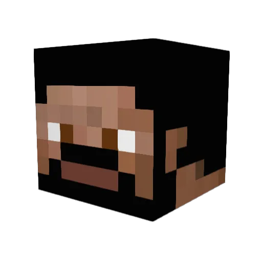 Santi_Abascal Minecraft avatar head, 3D render