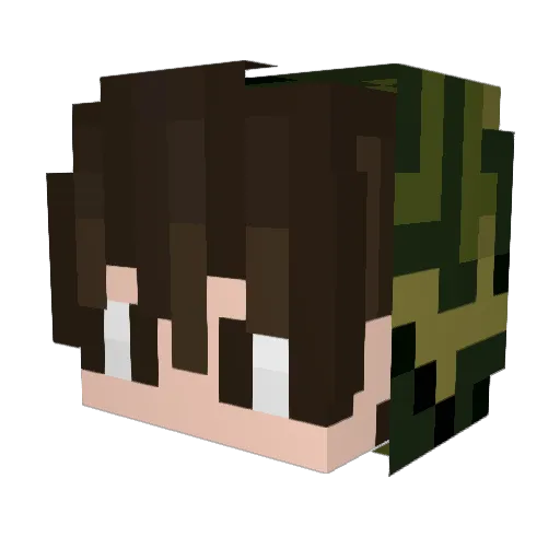 Santiago_99 Minecraft avatar head, 3D render
