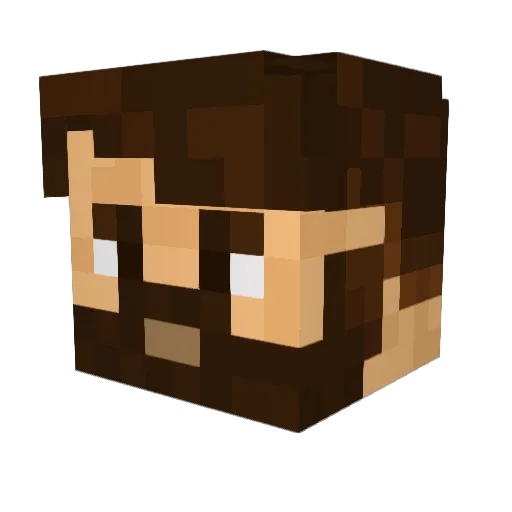 Santiagoch15 Minecraft avatar head, 3D render