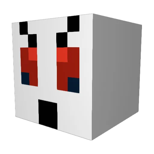 Santipekka Minecraft avatar head, 3D render