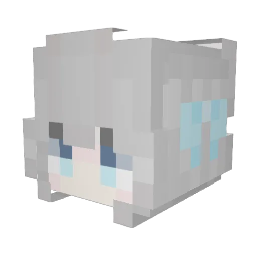 Santo711 Minecraft avatar head, 3D render