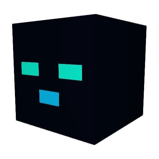 Santos554_ Minecraft avatar head, 3D render