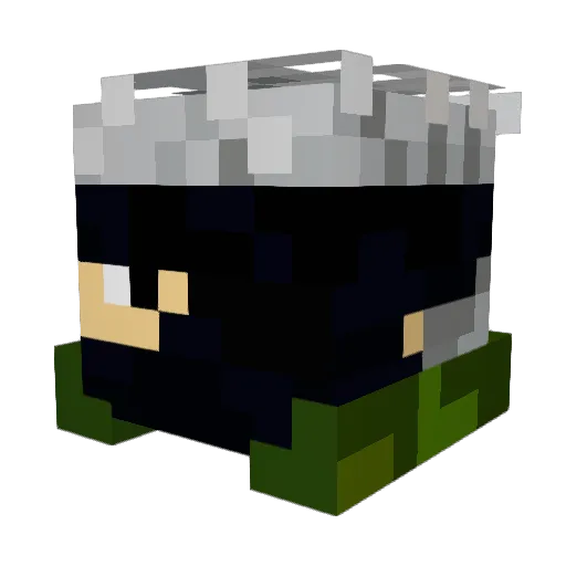 SantoxPac320 Minecraft avatar head, 3D render