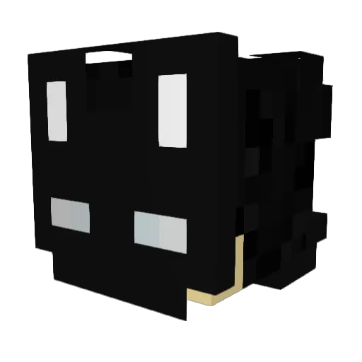 Sants_u Minecraft avatar head, 3D render