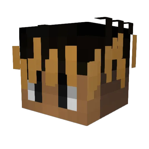 Sanya_SigmaGucci Minecraft avatar head, 3D render