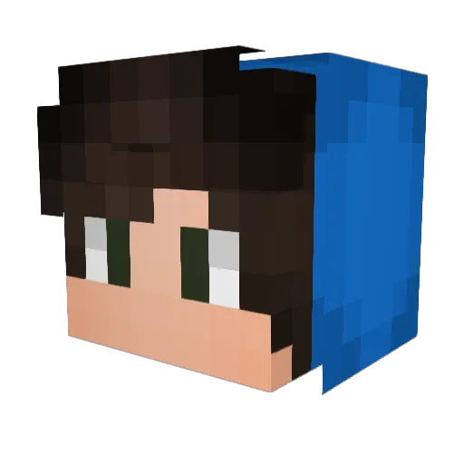 Sanyi002 Minecraft avatar head, 3D render