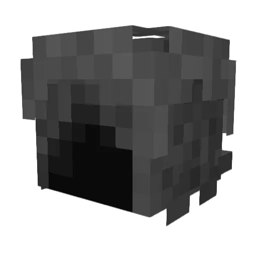 Sanzuwu Minecraft avatar head, 3D render