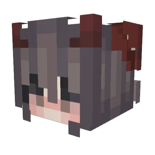 Sap_pho Minecraft avatar head, 3D render