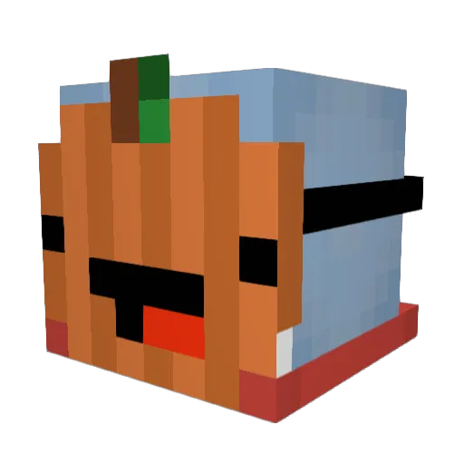 Sapablancah Minecraft avatar head, 3D render