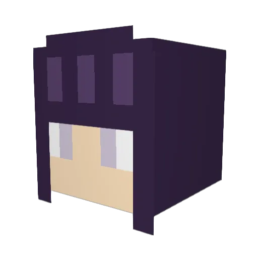 Saph1888 Minecraft avatar head, 3D render