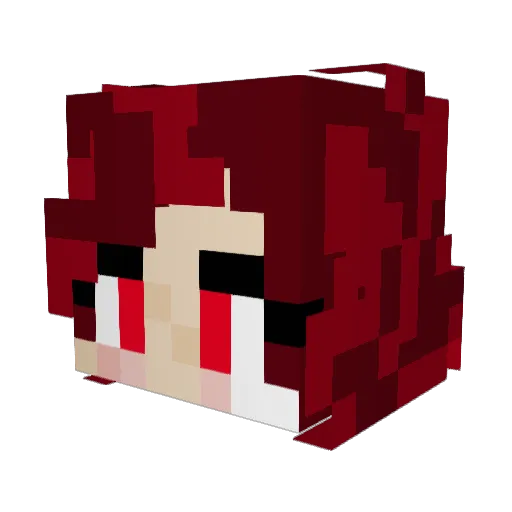 SaphicBaphomet Minecraft avatar head, 3D render