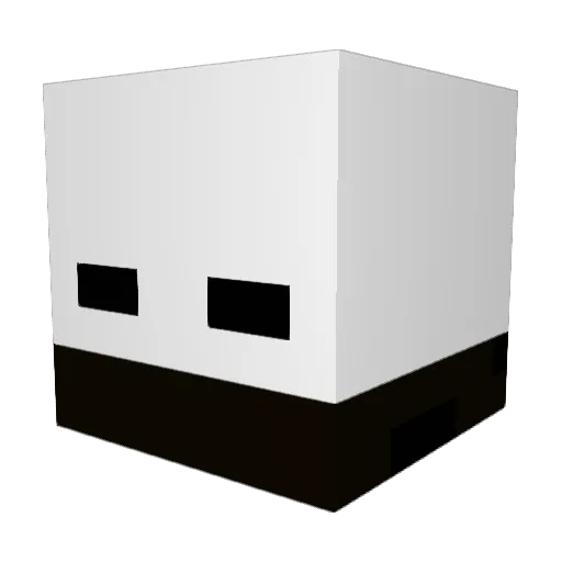 Saphii95 Minecraft avatar head, 3D render