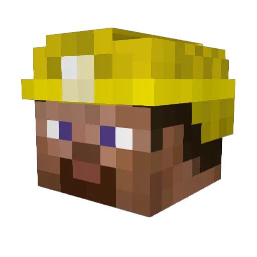 Saphir20166 Minecraft avatar head, 3D render