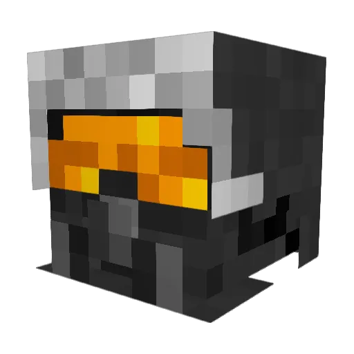 Saphiraflame Minecraft avatar head, 3D render