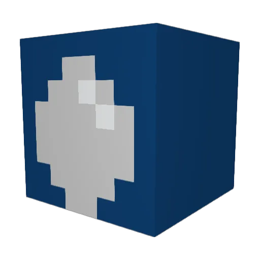 SaphireScribe Minecraft avatar head, 3D render