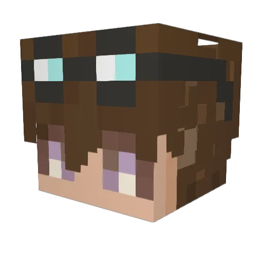 SapoG9603 Minecraft avatar head, 3D render
