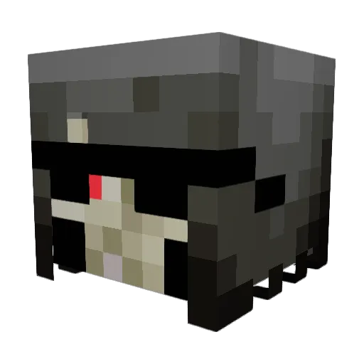 SaporousWinter6 Minecraft avatar head, 3D render