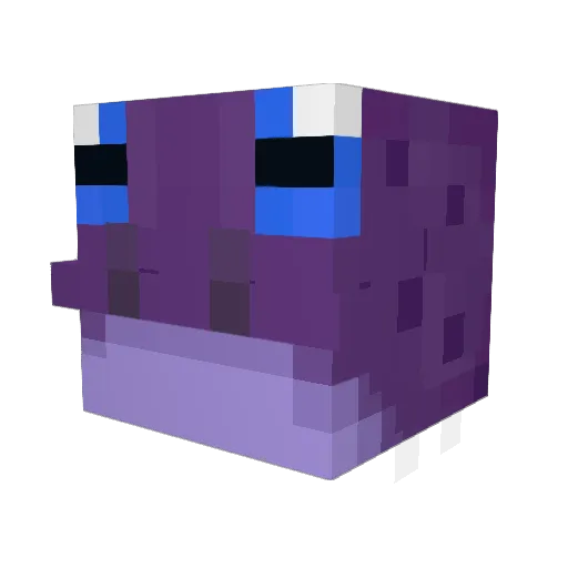 Saporoxo Minecraft avatar head, 3D render