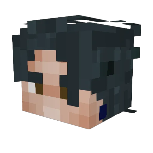 Sappelt Minecraft avatar head, 3D render