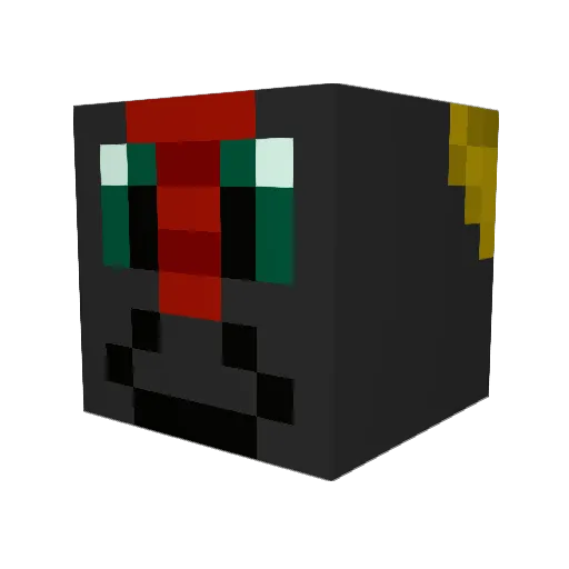 Sapper125 Minecraft avatar head, 3D render